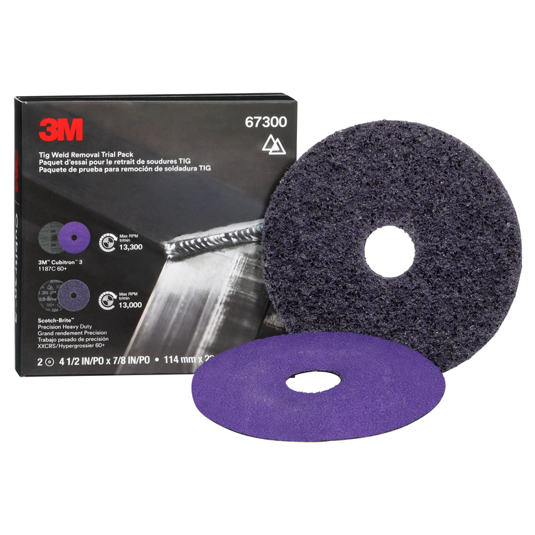 3M Stainless Steel and Aluminum Weld Removal Trial Pack