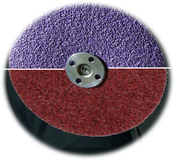 3M Cubitron 3 and Scotch-Brite combination disc